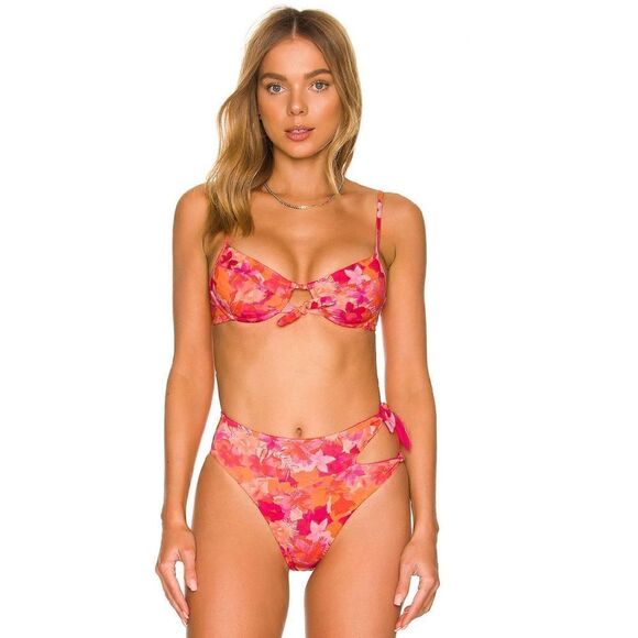 New. L*SPACE floral Rose top/Jack bottom. Small. Retails $213 - Picture 2 of 16